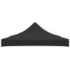 vidaXL Party Tent Roof 9.8'x9.8' Black 0.9 oz/ft&sup2;