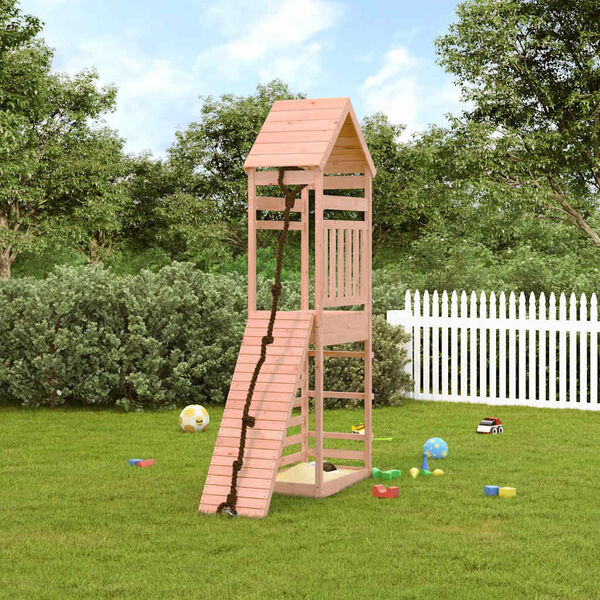 vidaXL Playhouse Natural Douglas wood Solid Douglas Fir wood Large