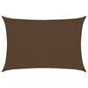 vidaXL Sunshade Sail 1.75 oz/ft² Brown 9.8x14.8' HDPE