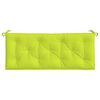 vidaXL Garden Bench Cushion Set of 2 Bright green