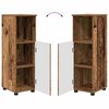 vidaXL Bathroom Cabinet with Storage Old Wood 11.81 x 13.78 x 37.40 in