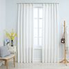 vidaXL Blackout Curtains with Hooks 2 pcs Off White 55.1x68.9"