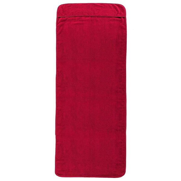 vidaXL Beach Towel Set of 2 Burgundy 84% cotton, 16% polyester