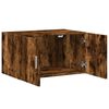 vidaXL Wall Cabinet Smoked Oak Engineered Wood 27.6 x 16.7 x 15.7 in