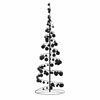 vidaXL Led Christmas Tree Black, Warm White Metal, Plastic Medium