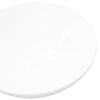 vidaXL Ceramic Bathroom Sink Basin White Round