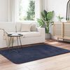 vidaXL Shaggy Rug Navy 100% Polyester 47.2 x 66.9 in Non-slip Rug