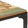 vidaXL Console Table Multicolored Solid Reclaimed Wood, Powder-Coated Steel