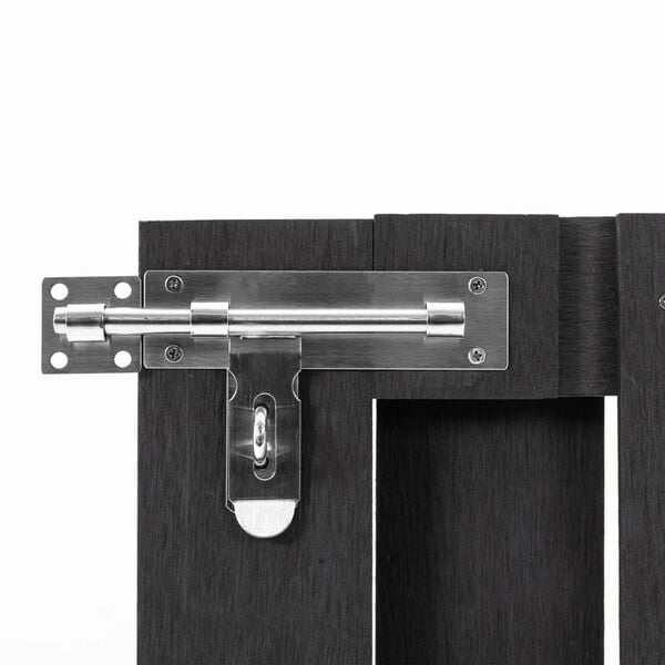 vidaXL Garden Gate WPC 39.4"x23.6" Gray