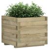 vidaXL Raised Bed Green Treated Pine Wood Medium Durable Rustic