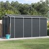 vidaXL Garden Shed Anthracite Galvanized steel Large Garden Shed
