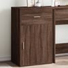 vidaXL Storage Cabinet Brown Oak Engineered Wood