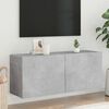 vidaXL TV Cabinet Concrete Grey Engineered Wood