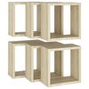 vidaXL Cube Shelf Set of 6 Sonoma Oak Engineered Wood