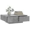 vidaXL Coffee Table Concrete Grey Engineered Wood 35.4 x 23.6 x 12.2 in