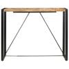 vidaXL Bar Table Mango Wood Solid Mango Wood, Steel Large Industrial