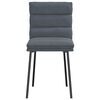 vidaXL Dining Chair Set of 6 Dark Gray