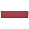 vidaXL Pallet Cushion for Bench Wine Red 150 x 40 x 8 cm Oxford Fabric