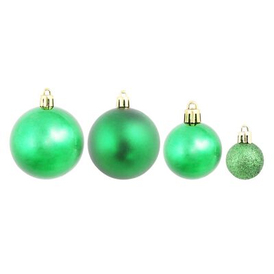 vidaXL Christmas Balls 100 pcs Red/Gold/Green