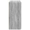 vidaXL Sideboard Gray Sonoma 31.5"x16.7"x36.6" Engineered Wood