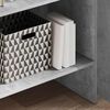 vidaXL Book Cabinet Concrete Grey Engineered Wood 59 in Tall, 23.6 in Wide