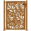 vidaXL Garden Gate 39.4x49.2" Weathering Steel Wave Design
