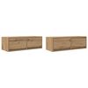vidaXL TV Cabinet Set of 2 Artisan Oak Engineered wood Medium