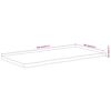 vidaXL Bathroom Countertop 47.2"x23.6"x1.5" Rectangular Solid Wood Acacia