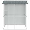 vidaXL Bird Cage Anthracite 84.65 x 82.68 x 97.24 in Galvanised Steel