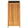vidaXL Garden Planter Natural wood color Solid acacia wood Medium
