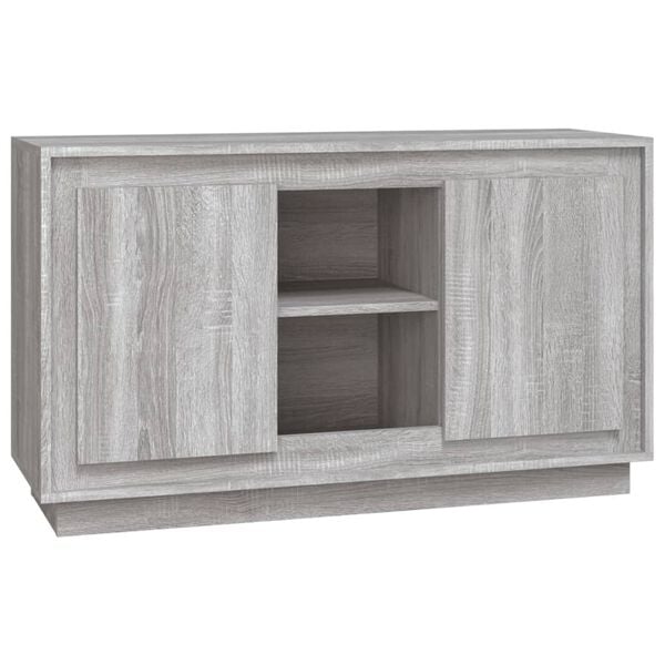 vidaXL Sideboard Grey Sonoma Engineered wood Medium Sideboard