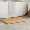 vidaXL Bath Mat Natural bamboo Bamboo 27.6 x 19.7 in Non-slip