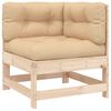 vidaXL Garden Lounge Set Beige