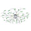 vidaXL Ceiling Lamp Green, Chrome Chrome, Acrylic Medium Lights