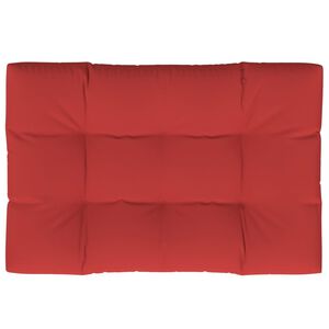 vidaXL Pallet Cushion Red 100% polyester 47.2"x31.5"x4.7