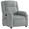 vidaXL Electric Massage Recliner Chair Light gray