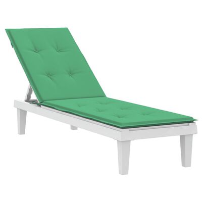 vidaXL Deck Chair Cushion Green (29.5"+41.3")x19.7"x1.2"