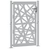 vidaXL Garden Gate 39.4x59.1" Weathering Steel Light Design
