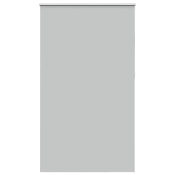vidaXL Roller Blind Light Gray 100% Polyester, Aluminum top rail
