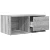 vidaXL TV Cabinet Set of 2 Grey Sonoma Engineered Wood 23.6x12.2x10.0 in