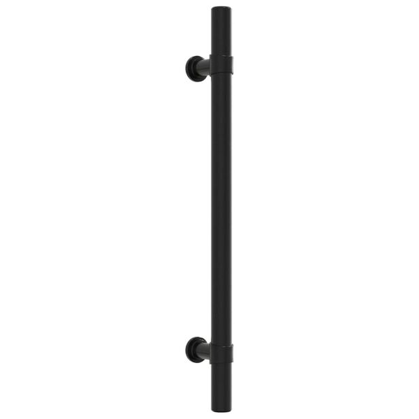 vidaXL Cabinet Handle Set of 20 Black Stainless Steel 8.8 x 1.3 in