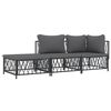 vidaXL Garden Lounge Set Anthracite