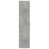 vidaXL Highboard Concrete Gray 11.8"x16.7"x72.8" Engineered Wood