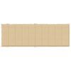 vidaXL Sun Lounger Cushion Melange Beige 100% Polyester Extra Long