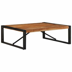 vidaXL Coffee Table Natural wood Solid acacia wood Large Simple