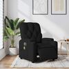 vidaXL Electric Massage Recliner Chair Black Polyester, Metal, Plywood
