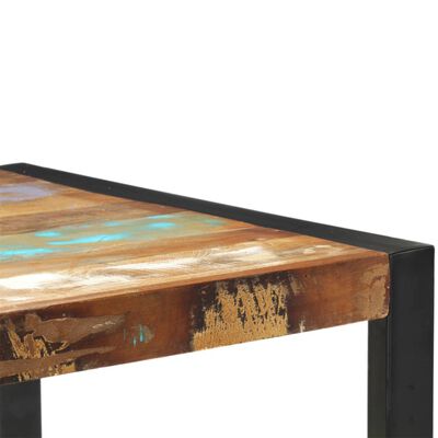 vidaXL Bar Table 43.3"x23.6"x43.3" Solid Reclaimed Wood