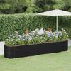 vidaXL Garden Raised Bed Anthracite Powder-coated steel Large Durable
