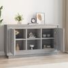 vidaXL Sideboard Grey Sonoma Engineered wood Medium Sideboard