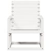 vidaXL Garden Chair White Solid Pine Wood Standard Garden Chair